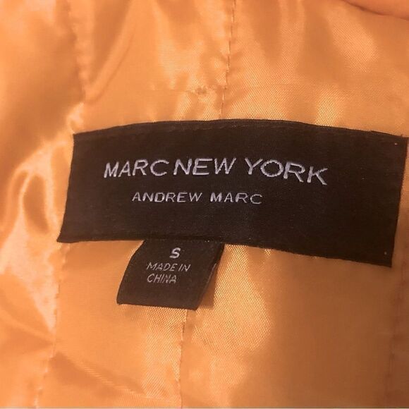 MARC NEW YORK Women’s Jacket Sleeveless Vest Quilted Yellow Gold Hooded Size s… - Picture 6 of 8